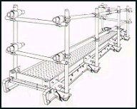 Where to rent STAGE ALUMINUM GUARD RAIL 12 in Beaver Falls PA